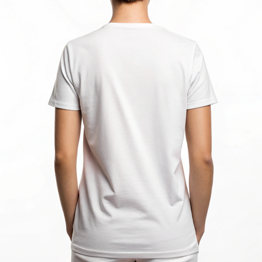 RETRO Style white Regular T-shirt for men
